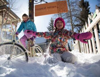 Kids in Breckenridge Winter