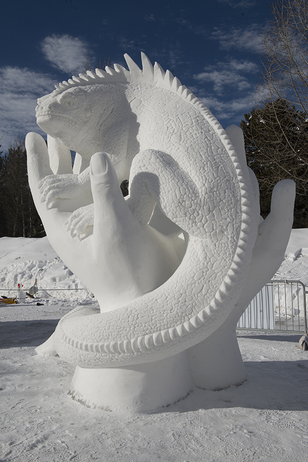 International Snow Sculptures in Breckenridge by Carl Scofield